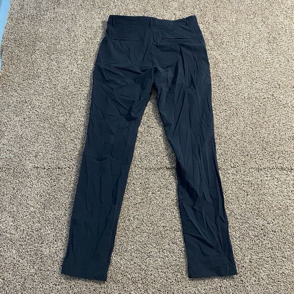 American Tall Performance Tapered Fit Chino Pants Black Athletic Size 34 Tall - Picture 3 of 11